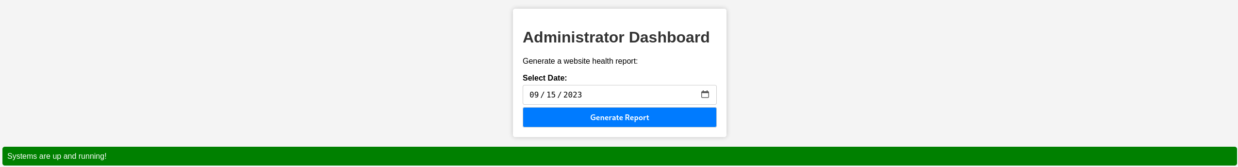 Dashboard